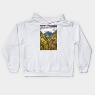 Red Mountain on the San Juan Skyway Kids Hoodie